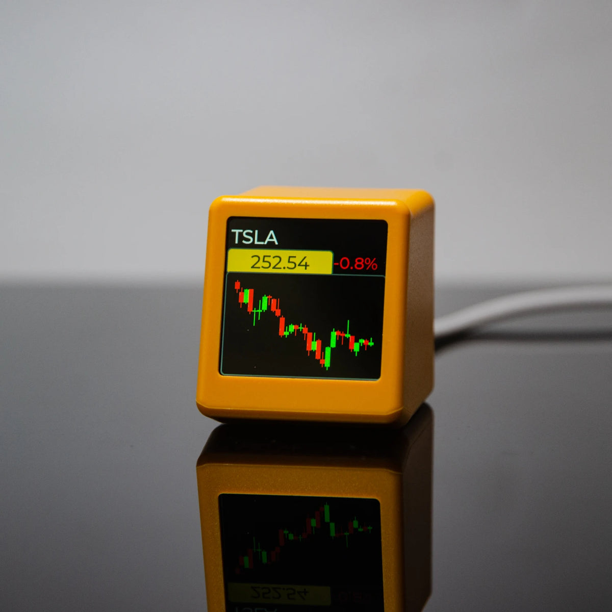 GeekMagic PRO BitCoin Cryptocurrency,Stocks,Futures,Currency Exchange Rate,Price Tracker Ticker,Time Clock Weather Display